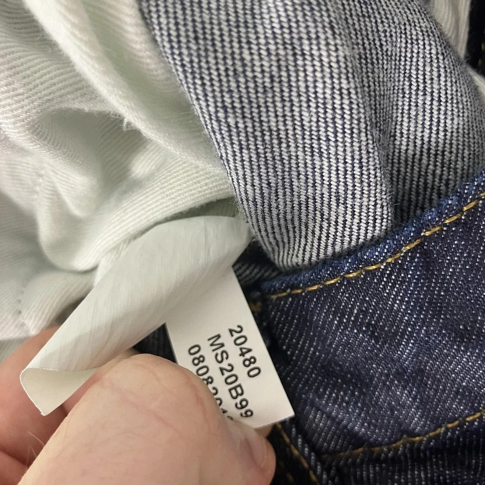 Peter Millar Jeans Mens 44x32 Blue Dark Wash Classic Straight Denim Pants Casual